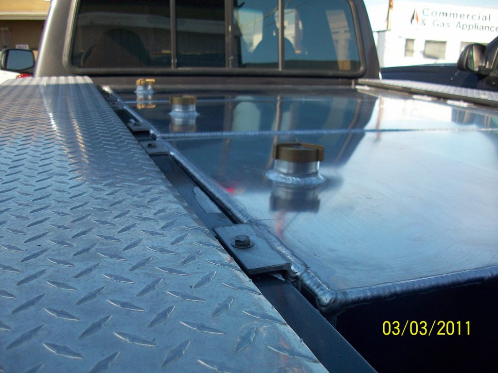 Custom fabricated American Tanks fuel tank